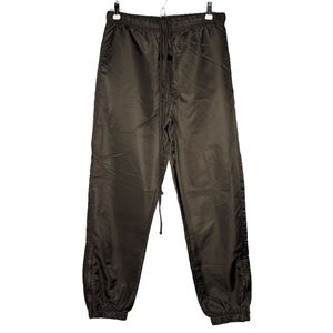 FEAR OF GOD Essentials | Nylon Track Pants | Dark Olive Green | Size S